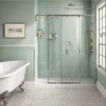 7 consejos clave para decorar baños pequeños con ducha vintage