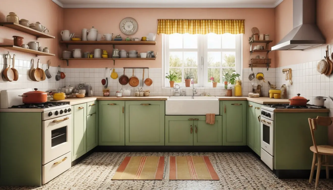 Una cocina vintage con mucha personalidad