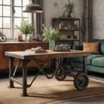 Mesas estilo industrial vintage: La clave para un hogar con carácter